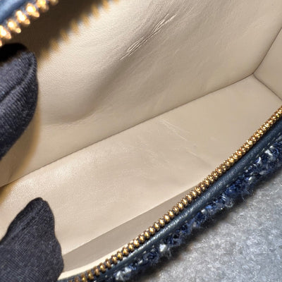 Loro Piana Extra Pocket L19 in Denim Silk, Midnight Blue Calf Leather and GHW
