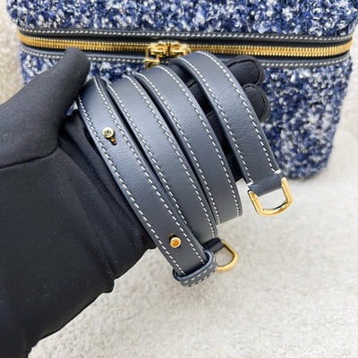 Loro Piana Extra Pocket L19 in Denim Silk, Midnight Blue Calf Leather and GHW