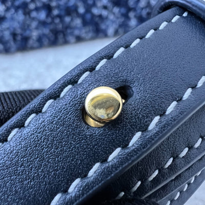 Loro Piana Extra Pocket L19 in Denim Silk, Midnight Blue Calf Leather and GHW