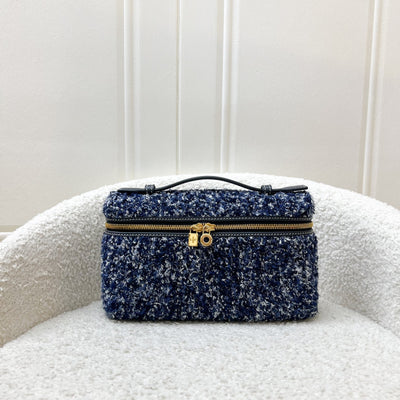 Loro Piana Extra Pocket L19 in Denim Silk, Midnight Blue Calf Leather and GHW