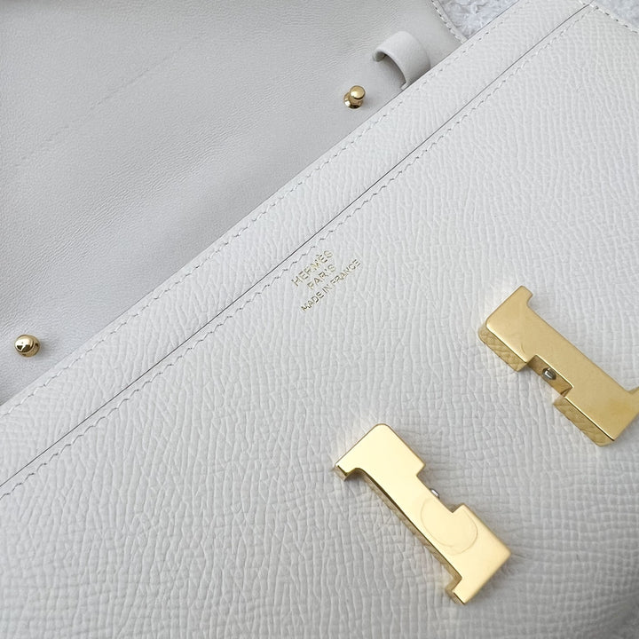 Hermes Constance To Go CTG in Craie Epsom Leather and GHW – Brands