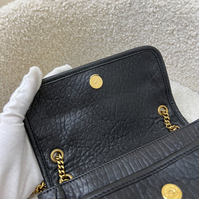Saint Laurent Niki Mini Flap in Grained Lambskin and AGHW