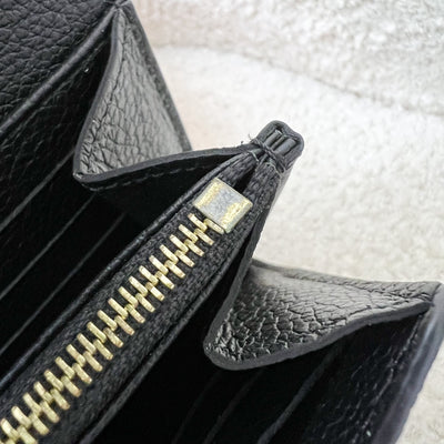 LV Sarah Long Wallet in Black Empreinte Leather and GHW