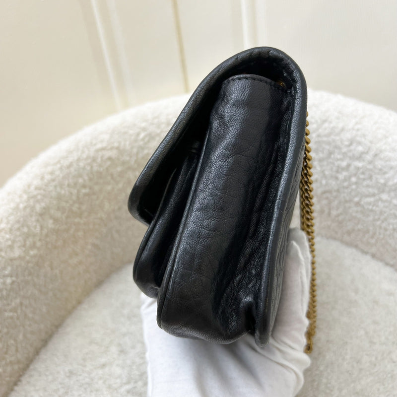 Saint Laurent Niki Mini Flap in Grained Lambskin and AGHW