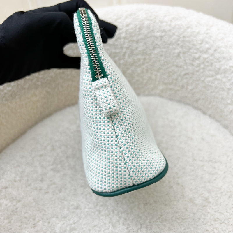 Hermes Bolide Crazy H Case, Mini Model in Nuage/Menthe