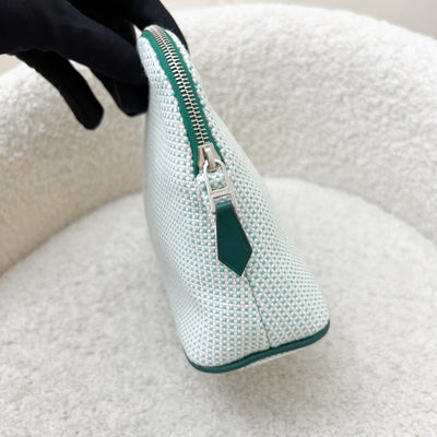 Hermes Bolide Crazy H Case, Mini Model in Nuage/Menthe