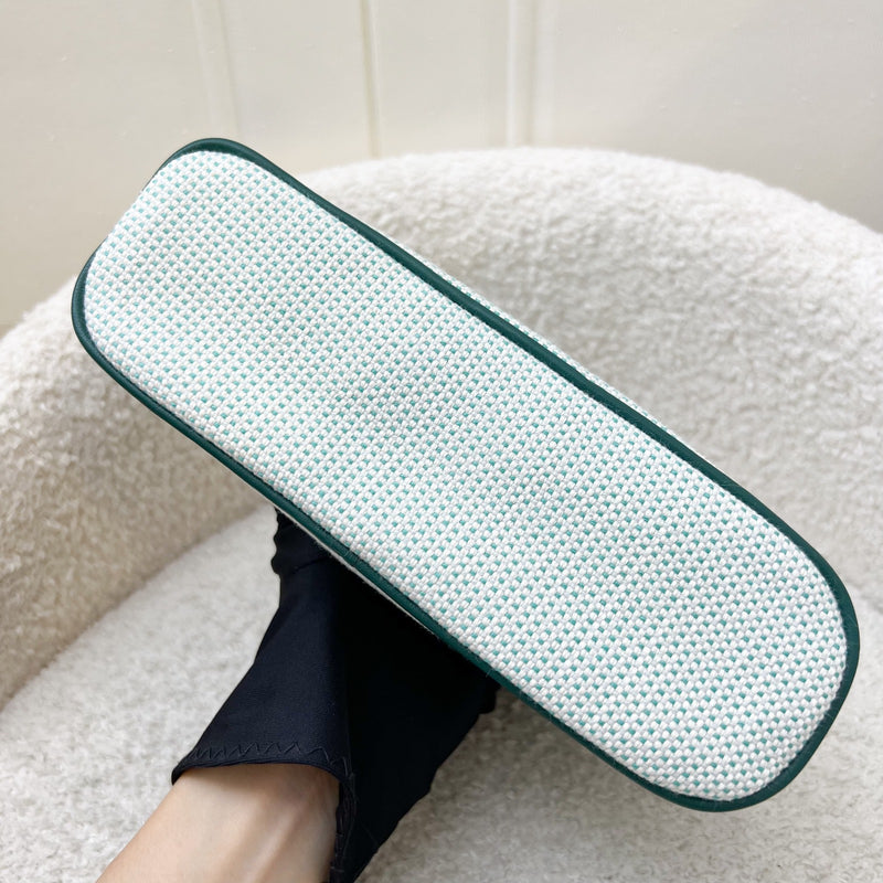 Hermes Bolide Crazy H Case, Mini Model in Nuage/Menthe