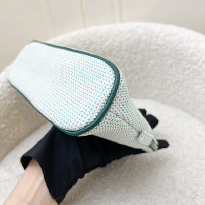 Hermes Bolide Crazy H Case, Mini Model in Nuage/Menthe