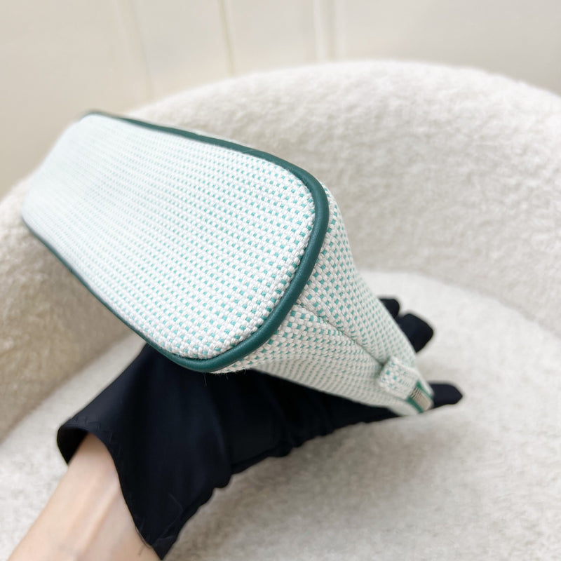 Hermes Bolide Crazy H Case, Mini Model in Nuage/Menthe