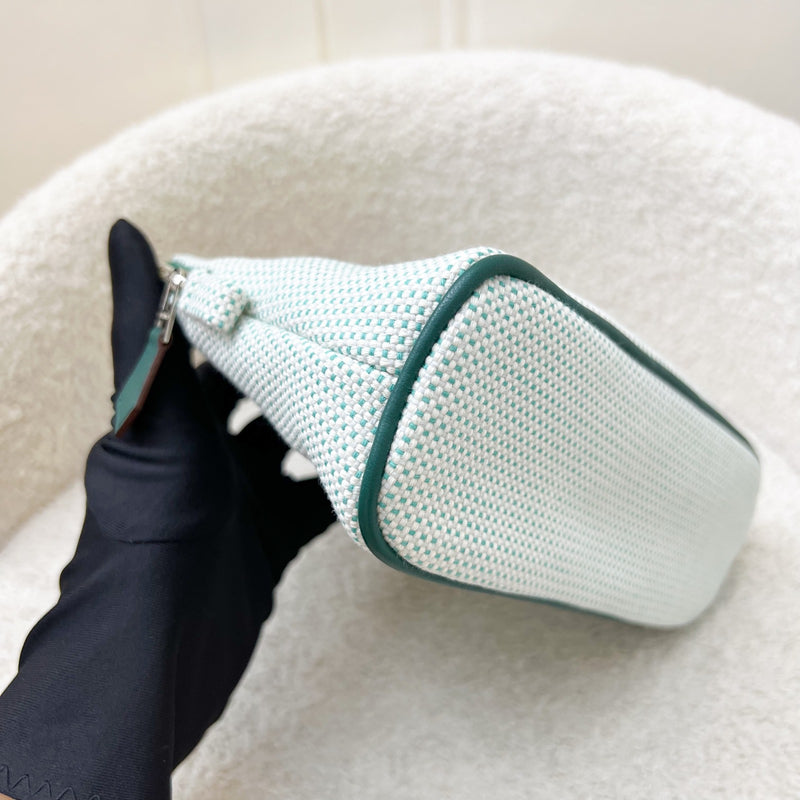 Hermes Bolide Crazy H Case, Mini Model in Nuage/Menthe