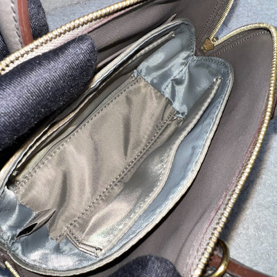 Hermes Bolide 1923 Mini in Gris Etain Evercolor Leather and GHW