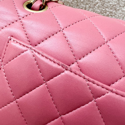 Chanel Small Classic Flap CF in 21A Light Pink Lambskin and LGHW