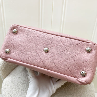 Chanel CC Pocket Tote with Charm in Sakura Pink Caviar and SHW