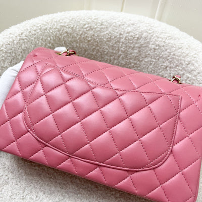 Chanel Small Classic Flap CF in 21A Light Pink Lambskin and LGHW