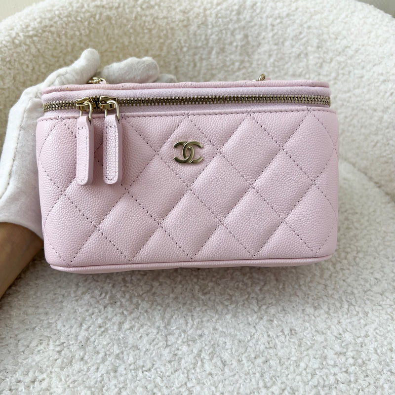 Chanel 22S Small Vanity in Pink Caviar and LGHW