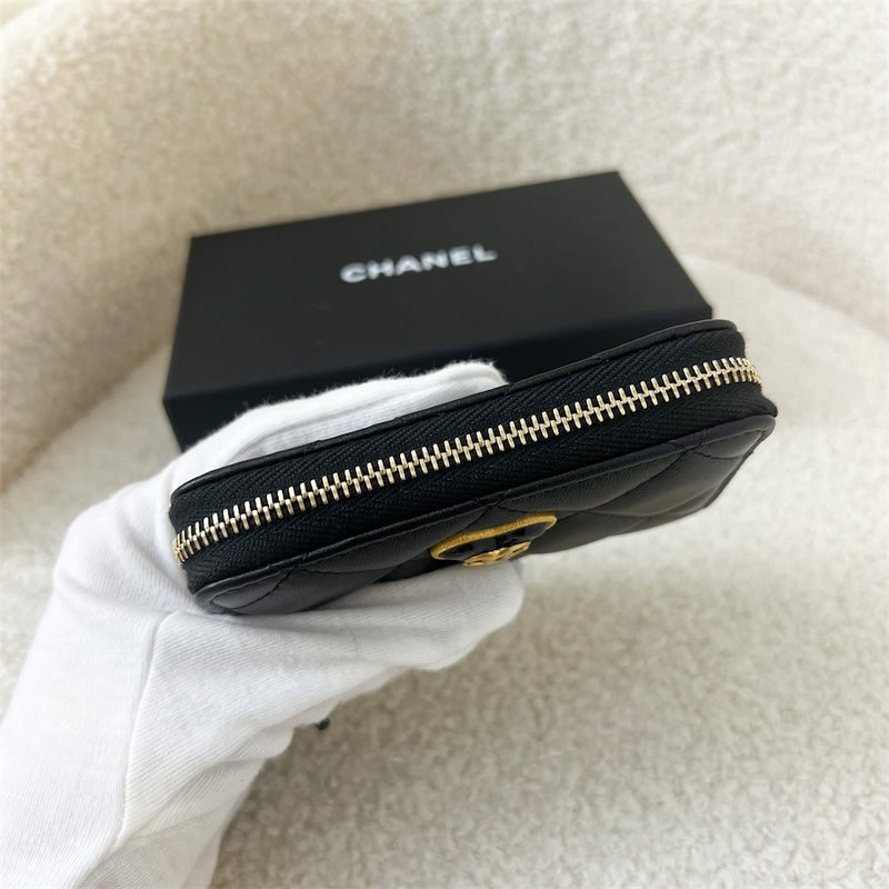 CHANEL 2022-23FW Street Style Plain Small Wallet Logo Coin Cases (AP0214)