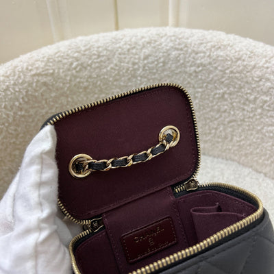 Chanel 20S Mini Cube Vanity in Black Caviar and LGHW