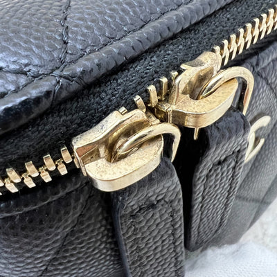 Chanel 20S Mini Cube Vanity in Black Caviar and LGHW