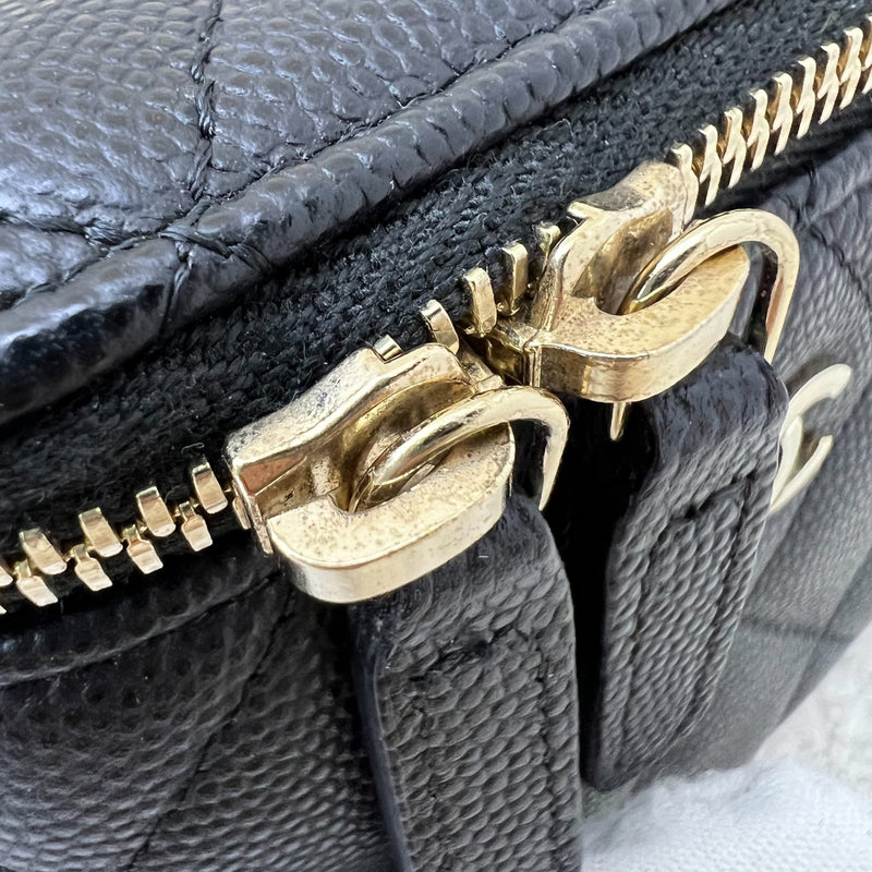 Chanel 20S Mini Cube Vanity in Black Caviar and LGHW