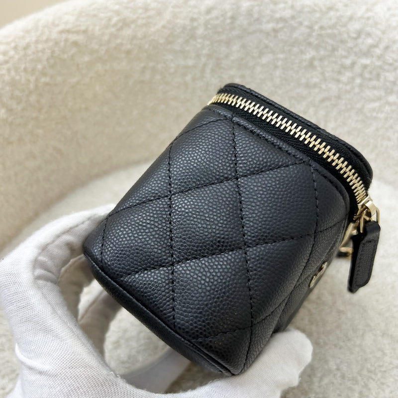 Chanel 20S Mini Cube Vanity in Black Caviar and LGHW