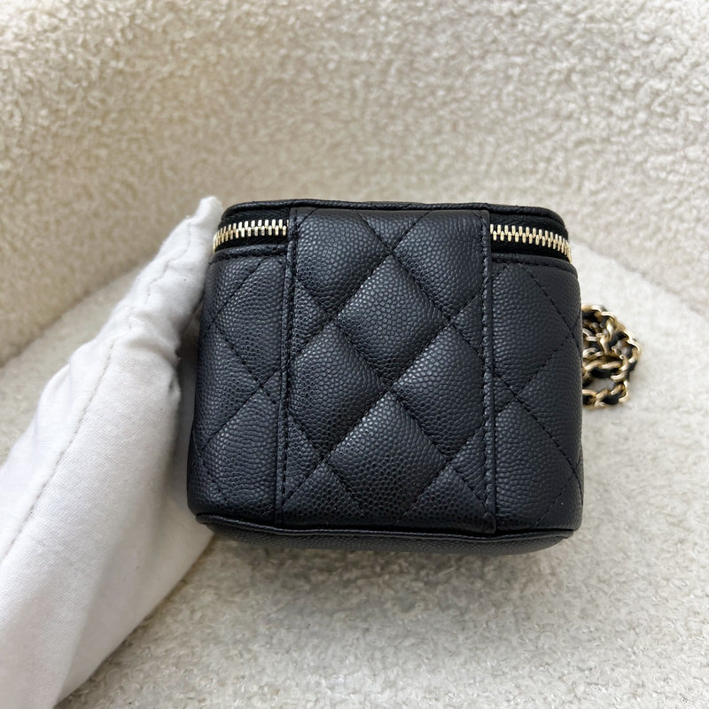 Chanel 20S Mini Cube Vanity in Black Caviar and LGHW