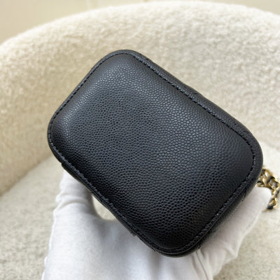 Chanel 20S Mini Cube Vanity in Black Caviar and LGHW