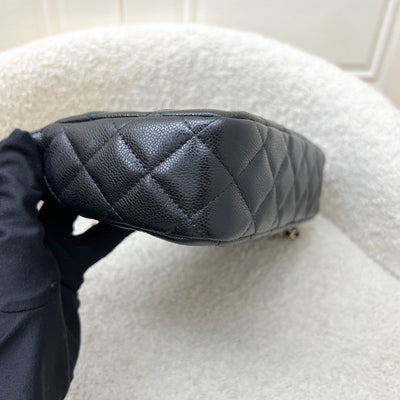 [BN - Local Set - July 2025] Chanel 25A Clutch with Chain in Black Caviar GHW (Model: AP4704)