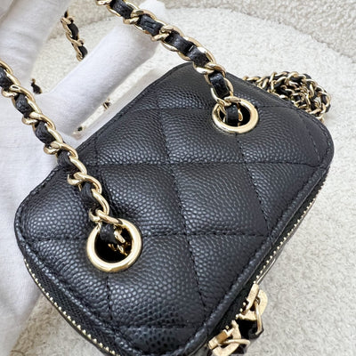 Chanel 20S Mini Cube Vanity in Black Caviar and LGHW