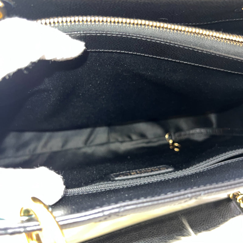 Chanel Grand Shopping Tote GST in Black Caviar and GHW