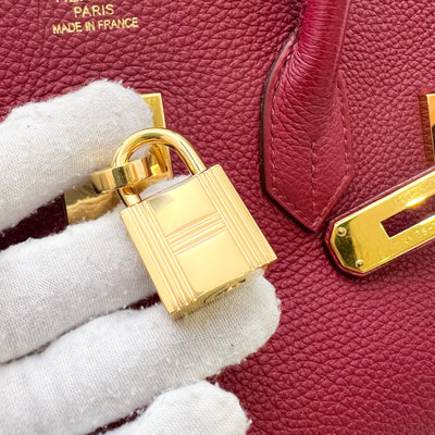 Hermes Birkin 35 in Rubis Togo Leather and GHW