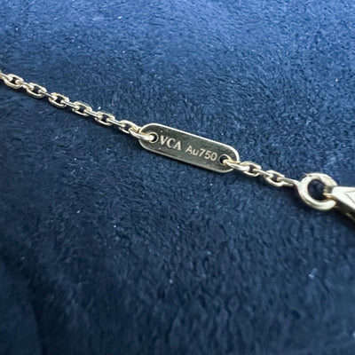 Van Cleef & Arpels VCA Sweet Butterfly Bracelet with Mother of Pearl MOP in 18K Yellow Gold (Ref: VCARF69000)