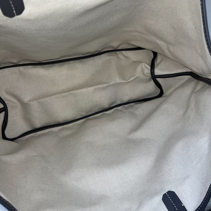 [Brand New] Goyard St Louis PM Tote in Grey Goyardine Canvas