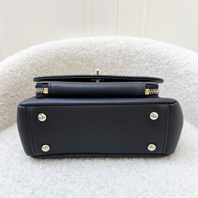 Chanel Small Business Affinity Flap in Black Caviar and LGHW