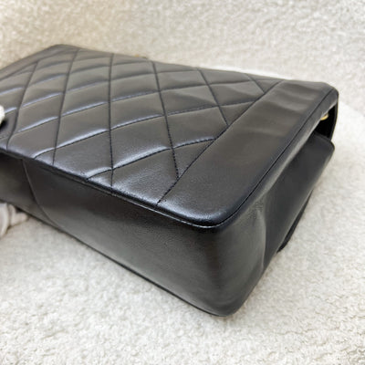 Chanel Medium Vintage Diana Flap in Black Lambskin and 24K GHW