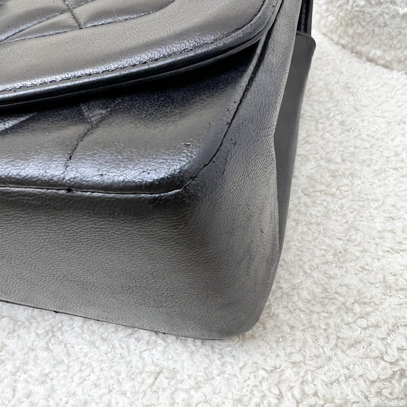 Chanel Medium Vintage Diana Flap in Black Lambskin and 24K GHW