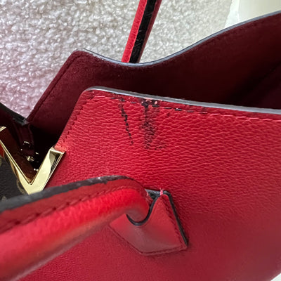 Louis Vuitton LV Kimono Tote Bag in Monogram Canvas, Red Leather and GHW