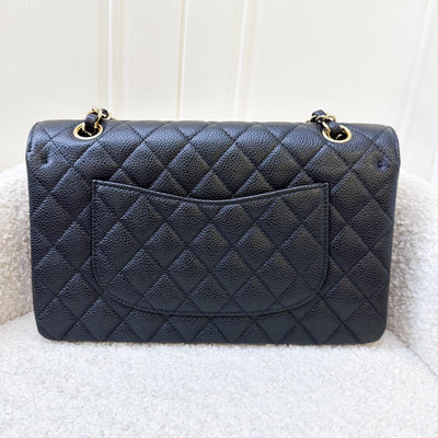 Chanel Medium Classic Flap CF in Black Caviar and GHW