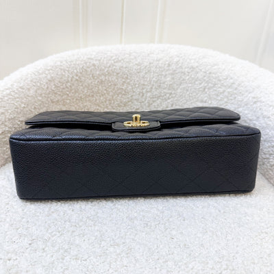 Chanel Medium Classic Flap CF in Black Caviar and GHW