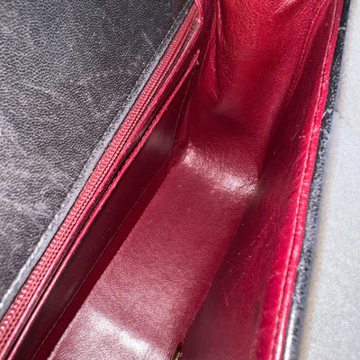 Chanel Medium Vintage Diana Flap in Black Lambskin and 24K GHW
