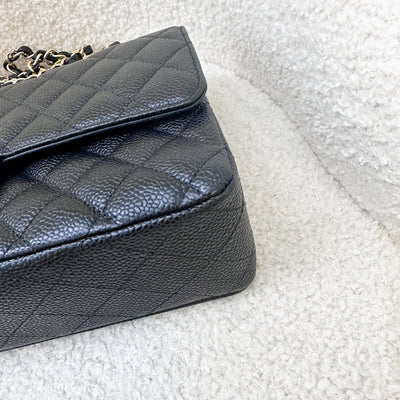 Chanel Medium Classic Flap CF in Black Caviar and GHW