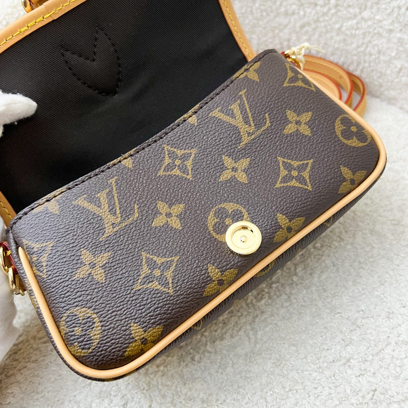 LV Nano Diane in Monogram Canvas and GHW (Model: M83298)