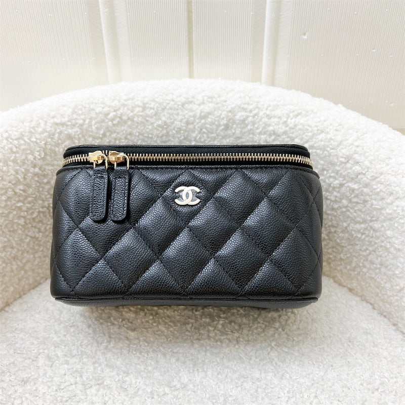 Chanel 22S / 23P Small Vanity in Black Caviar and LGHW