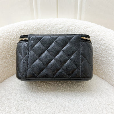 Chanel 22S / 23P Small Vanity in Black Caviar and LGHW