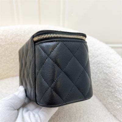 Chanel 22S / 23P Small Vanity in Black Caviar and LGHW