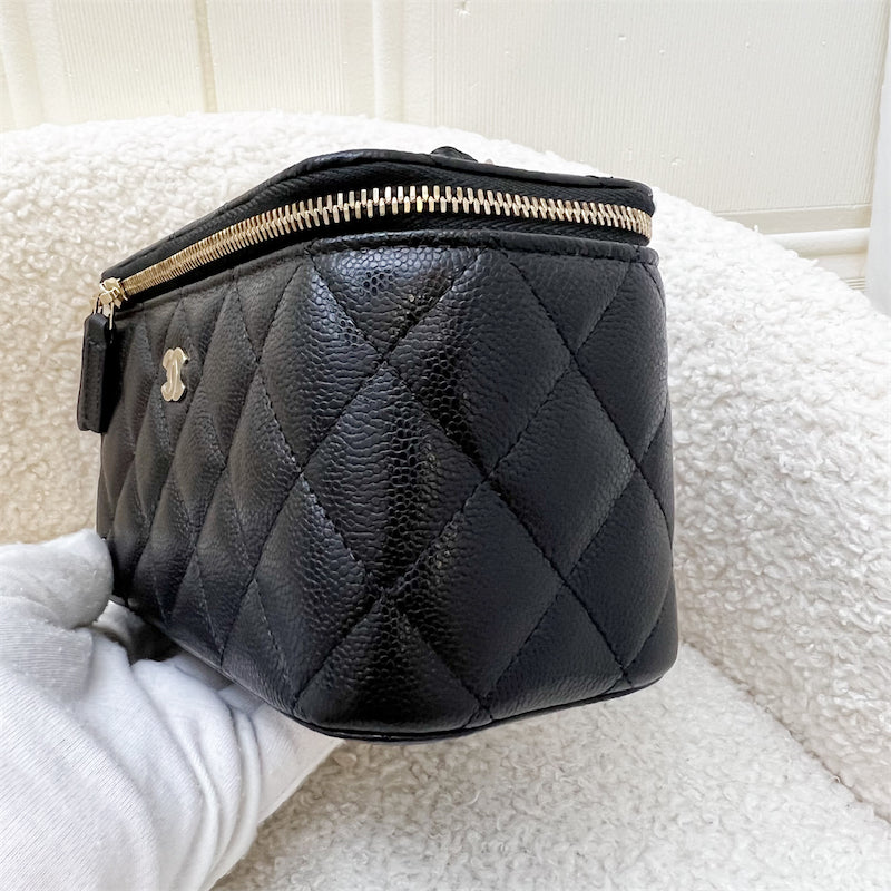 Chanel 22S / 23P Small Vanity in Black Caviar and LGHW