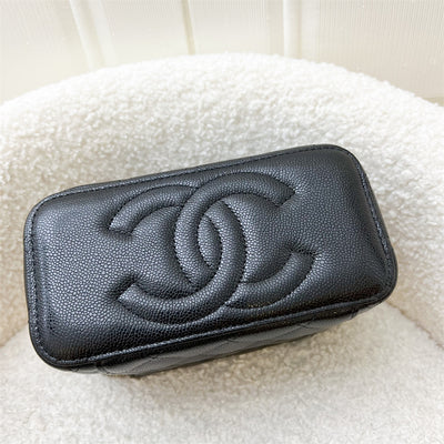 Chanel 22S / 23P Small Vanity in Black Caviar and LGHW