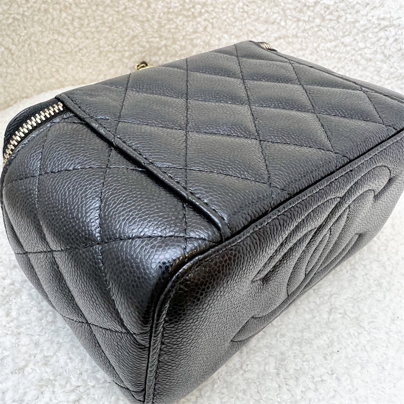 Chanel 22S / 23P Small Vanity in Black Caviar and LGHW