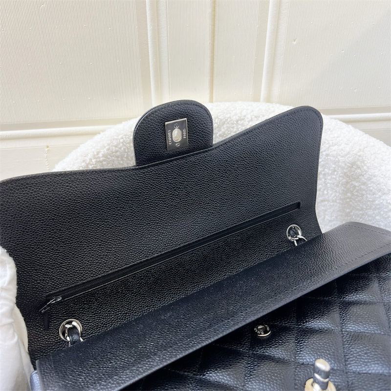 Chanel Jumbo Classic Flap DF in Black Caviar and SHW