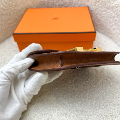 Hermes Constance Slim in Gold Evercolor Leather and GHW