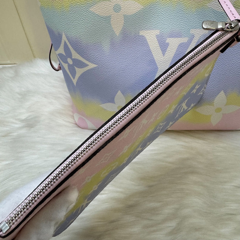 LV Neverfull MM in Pastel Escale Monogram Canvas and SHW (Model: M45270)